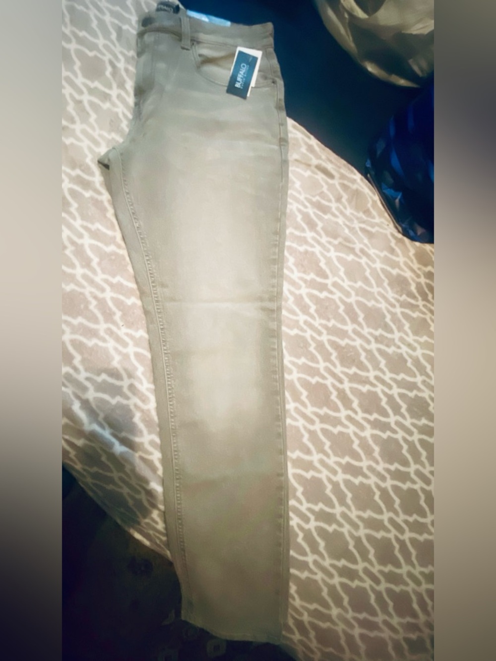 Buffalo David Bitton Olive Green Slim Pants